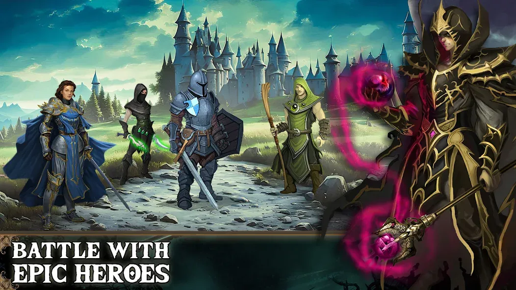 Demon God: Turn-Based Strategy — Безлимитные ресурсы и усиленные герои, скачать мод APK — скриншот 3