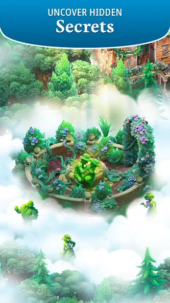 Merge Gardens взлом APK — Много денег и энергии — скриншот 4