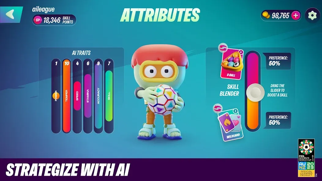 FIFA World Cup AI League взлом на Андроид — Безлимитные монеты и энергия — скриншот 3