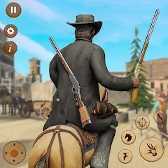 West Cowboy Shooting Games 3D бесплатно на Андроид — мод: Безлимитные деньги и боеприпасы