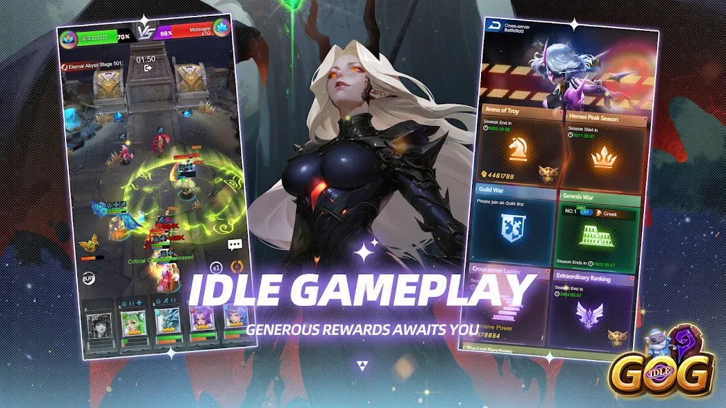 Скачать IDLE GOG бесплатно — Безлимитные ресурсы и быстрый прогресс — скриншот 4