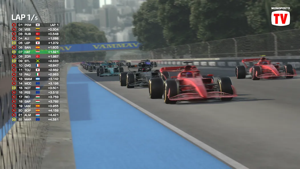 Monoposto взломанный APK — Безлимитные деньги и все машины — скриншот 3