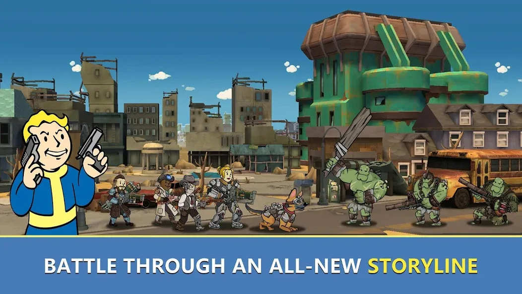 Fallout Shelter Online взломанный APK — Безлимитные ресурсы и мощные герои — скриншот 2 Fallout Shelter Online взломанный APK — Безлимитные ресурсы и мощные герои — скриншот 2