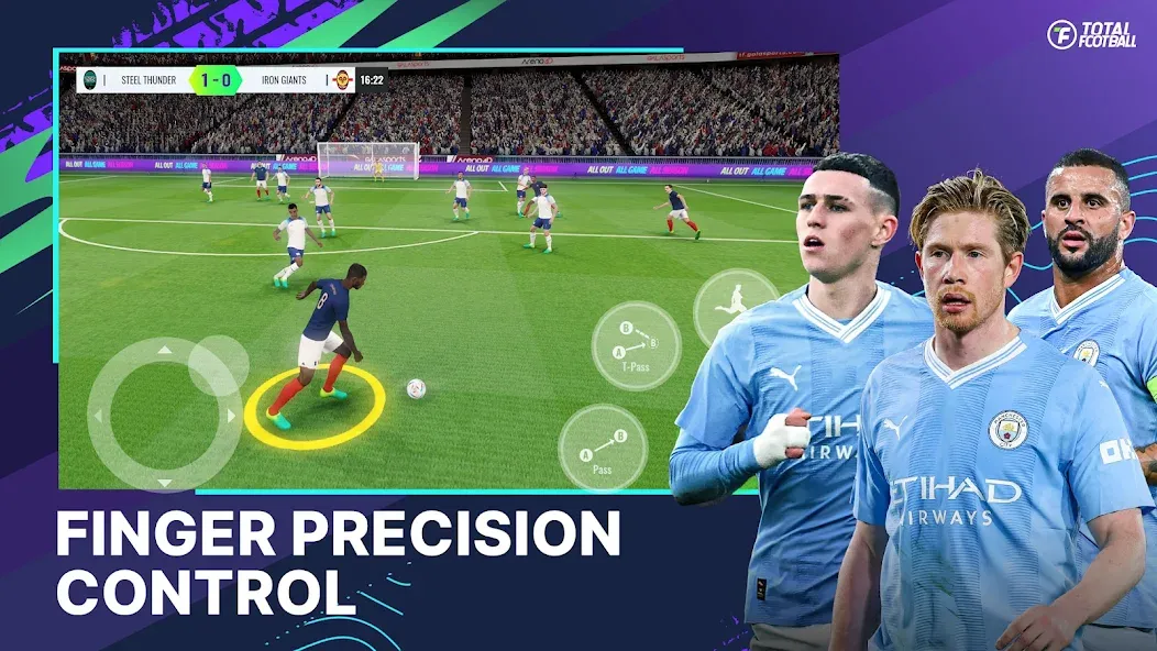 Скачать взлом Total Football — Безлимитные монеты и все игроки открыты — скриншот 2