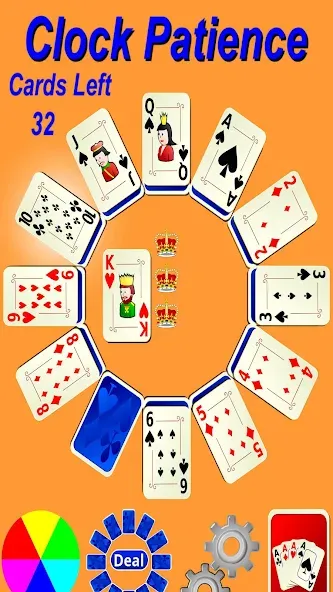 Скачать Clock Patience Solitaire последней версии — Подсказки и безлимитные ходы — скриншот 2 Скачать Clock Patience Solitaire последней версии — Подсказки и безлимитные ходы — скриншот 2