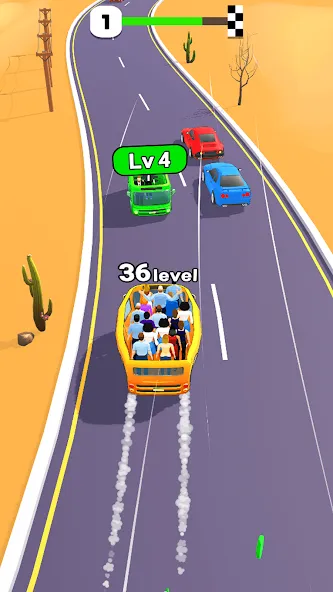 Level Up Bus взломанный APK — Безлимитные деньги и топливо — скриншот 3 Level Up Bus взломанный APK — Безлимитные деньги и топливо — скриншот 3