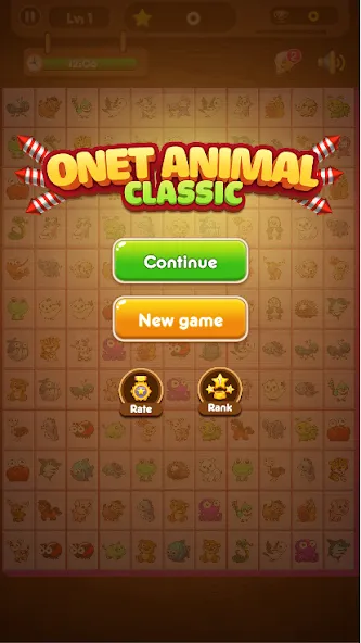 Onet Connect Animal Game — последняя версия с модом (Безлимитные подсказки и отмены ходов) — скриншот 4