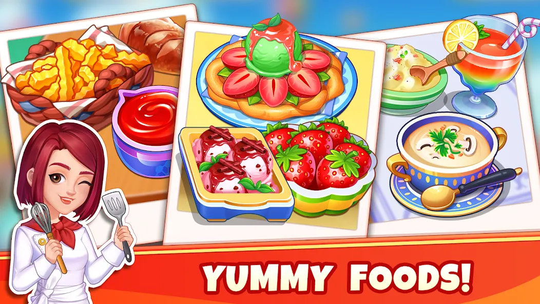 Скачать Cooking Wonder-Restaurant Game мод — Безлимитные монеты и алмазы — скриншот 1 Скачать Cooking Wonder-Restaurant Game мод — Безлимитные монеты и алмазы — скриншот 1