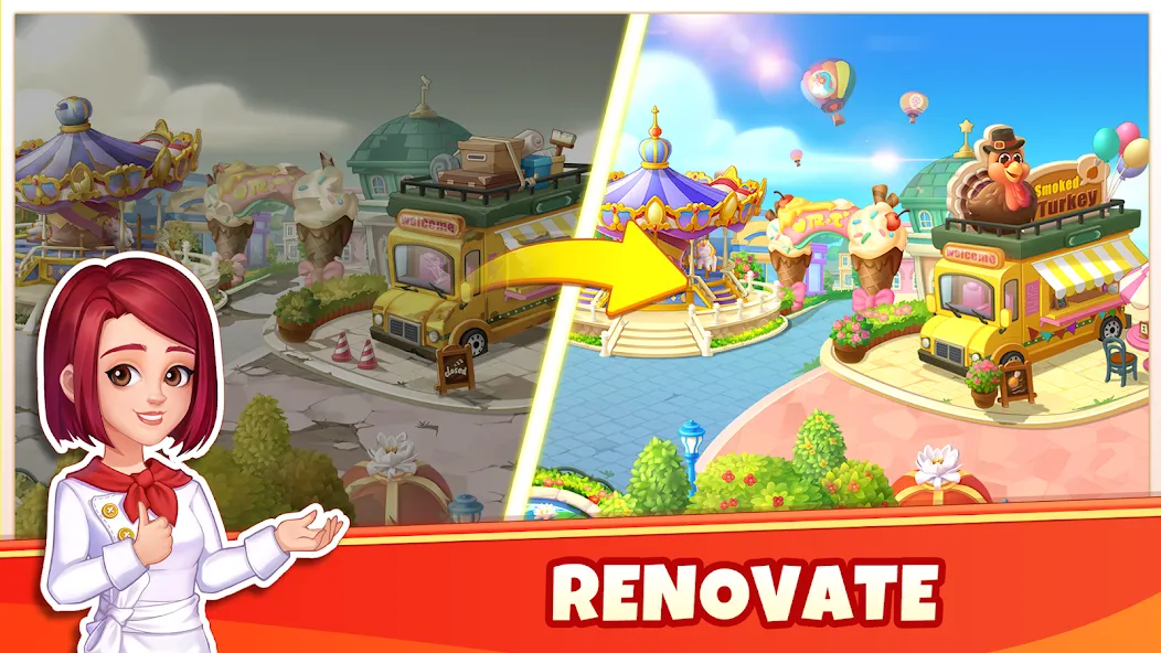 Скачать Cooking Wonder-Restaurant Game мод — Безлимитные монеты и алмазы — скриншот 2 Скачать Cooking Wonder-Restaurant Game мод — Безлимитные монеты и алмазы — скриншот 2