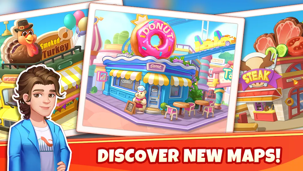 Скачать Cooking Wonder-Restaurant Game мод — Безлимитные монеты и алмазы — скриншот 3 Скачать Cooking Wonder-Restaurant Game мод — Безлимитные монеты и алмазы — скриншот 3