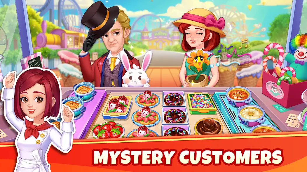 Скачать Cooking Wonder-Restaurant Game мод — Безлимитные монеты и алмазы — скриншот 4 Скачать Cooking Wonder-Restaurant Game мод — Безлимитные монеты и алмазы — скриншот 4