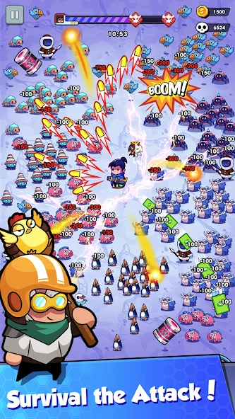 Скачать Hero Survival IO Mod APK — Без рекламы и много монет — скриншот 2