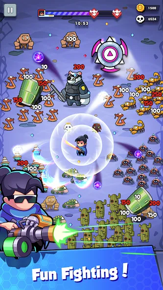 Скачать Hero Survival IO Mod APK — Без рекламы и много монет — скриншот 4