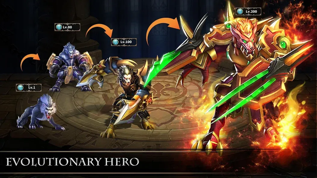 Trials of Heroes: Idle RPG MOD APK скачать на Андроид — Много денег и алмазов — скриншот 3 Trials of Heroes: Idle RPG MOD APK скачать на Андроид — Много денег и алмазов — скриншот 3