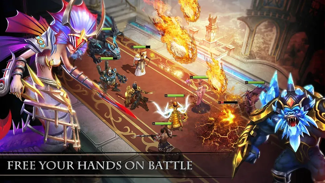 Trials of Heroes: Idle RPG MOD APK скачать на Андроид — Много денег и алмазов — скриншот 4 Trials of Heroes: Idle RPG MOD APK скачать на Андроид — Много денег и алмазов — скриншот 4