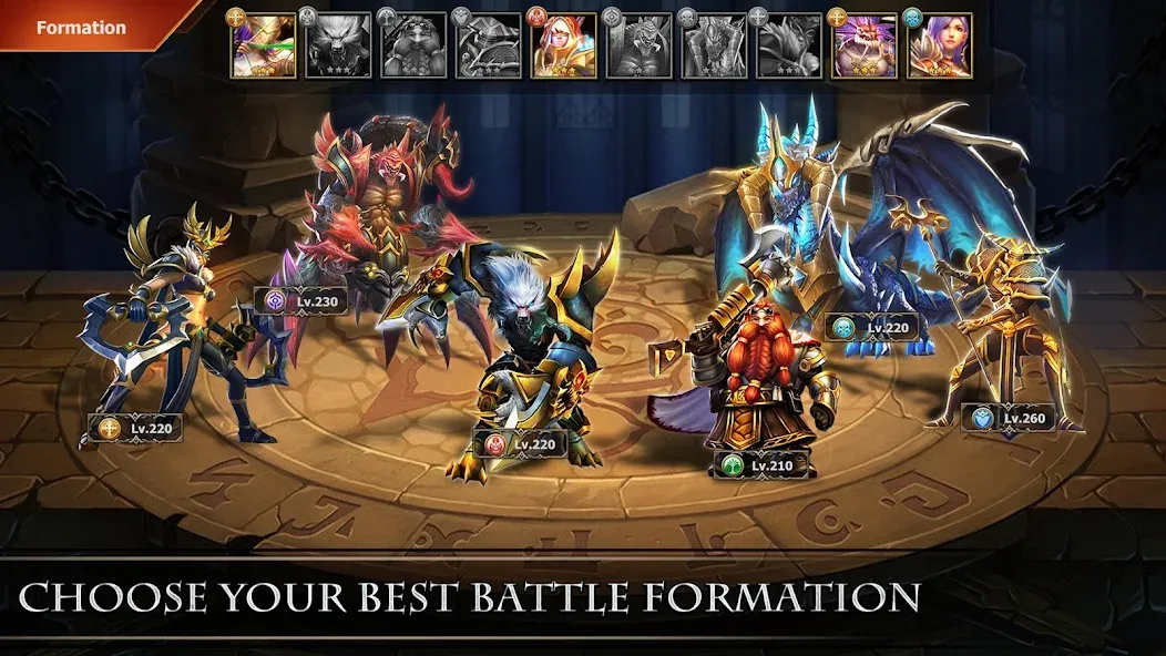 Trials of Heroes: Idle RPG MOD APK скачать на Андроид — Много денег и алмазов — скриншот 5 Trials of Heroes: Idle RPG MOD APK скачать на Андроид — Много денег и алмазов — скриншот 5