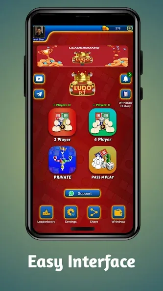 Скачать Ludo RJ - Play Ludo And Win на Андроид с модом — Бесконечные монеты и быстрые победы — скриншот 1 Скачать Ludo RJ - Play Ludo And Win на Андроид с модом — Бесконечные монеты и быстрые победы — скриншот 1