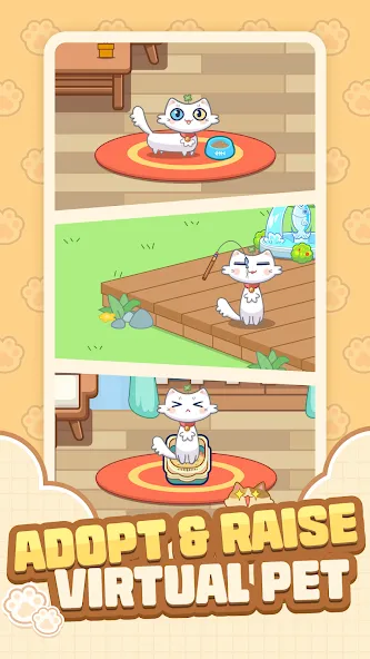 Скачать Cat Time - Cat Game, Match 3 — Безлимитные монеты и жизни — скриншот 1 Скачать Cat Time - Cat Game, Match 3 — Безлимитные монеты и жизни — скриншот 1