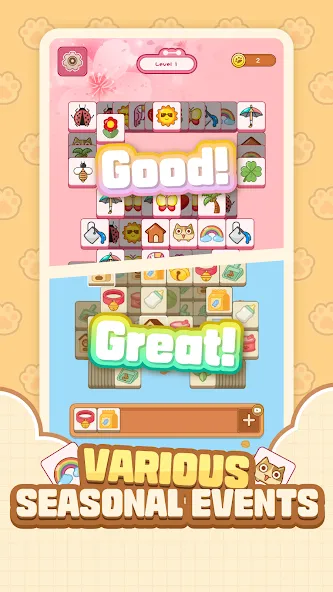 Скачать Cat Time - Cat Game, Match 3 — Безлимитные монеты и жизни — скриншот 3 Скачать Cat Time - Cat Game, Match 3 — Безлимитные монеты и жизни — скриншот 3