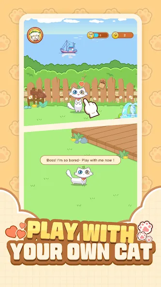 Скачать Cat Time - Cat Game, Match 3 — Безлимитные монеты и жизни — скриншот 5 Скачать Cat Time - Cat Game, Match 3 — Безлимитные монеты и жизни — скриншот 5