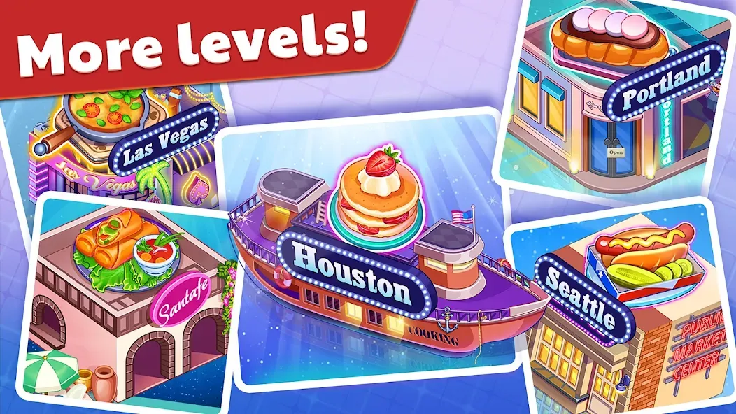 American Cooking Star Games MOD APK скачать на Андроид — Безлимитные деньги и энергия — скриншот 4 American Cooking Star Games MOD APK скачать на Андроид — Безлимитные деньги и энергия — скриншот 4