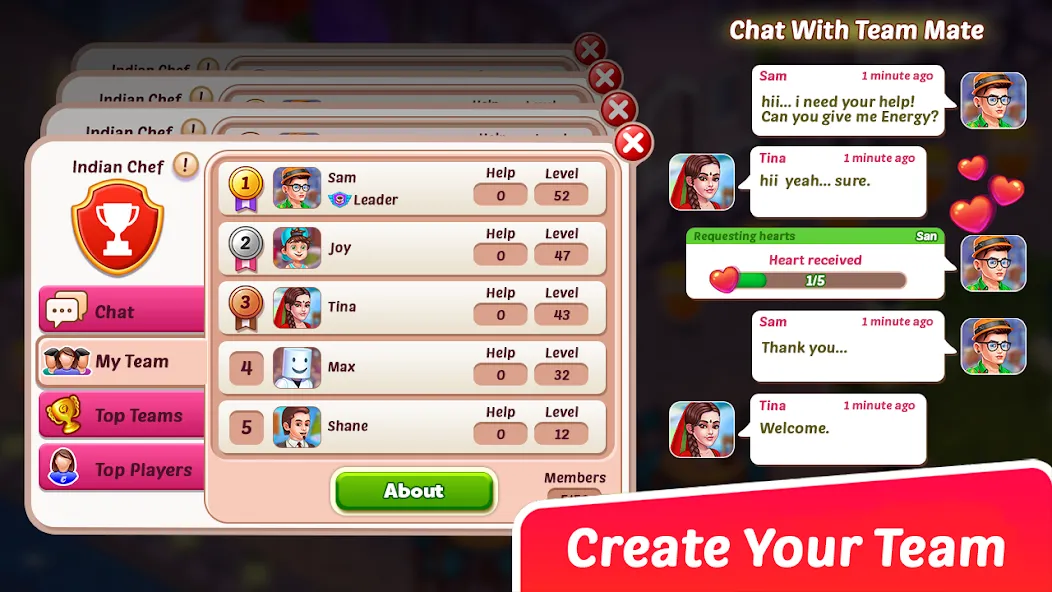 Cooking Event : Cooking Games на телефон — скачать мод: Безлимитные монеты и энергия — скриншот 5