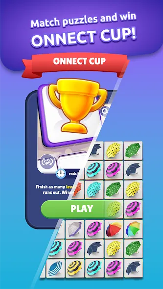 Onnect - Pair Matching Puzzle — скачать мод: Подсказки доступны без ограничений — скриншот 2 Onnect - Pair Matching Puzzle — скачать мод: Подсказки доступны без ограничений — скриншот 2