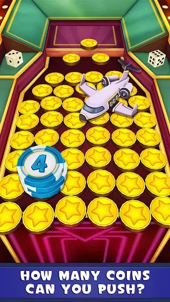 Coin Dozer: Casino взлом APK — Безлимитные монеты и джекпоты — скриншот 1