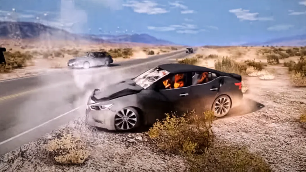 Car Crash Car Test Simulator (Мод: Безлимитные деньги и все машины открыты) — скачать на Андроид — скриншот 1 Car Crash Car Test Simulator (Мод: Безлимитные деньги и все машины открыты) — скачать на Андроид — скриншот 1