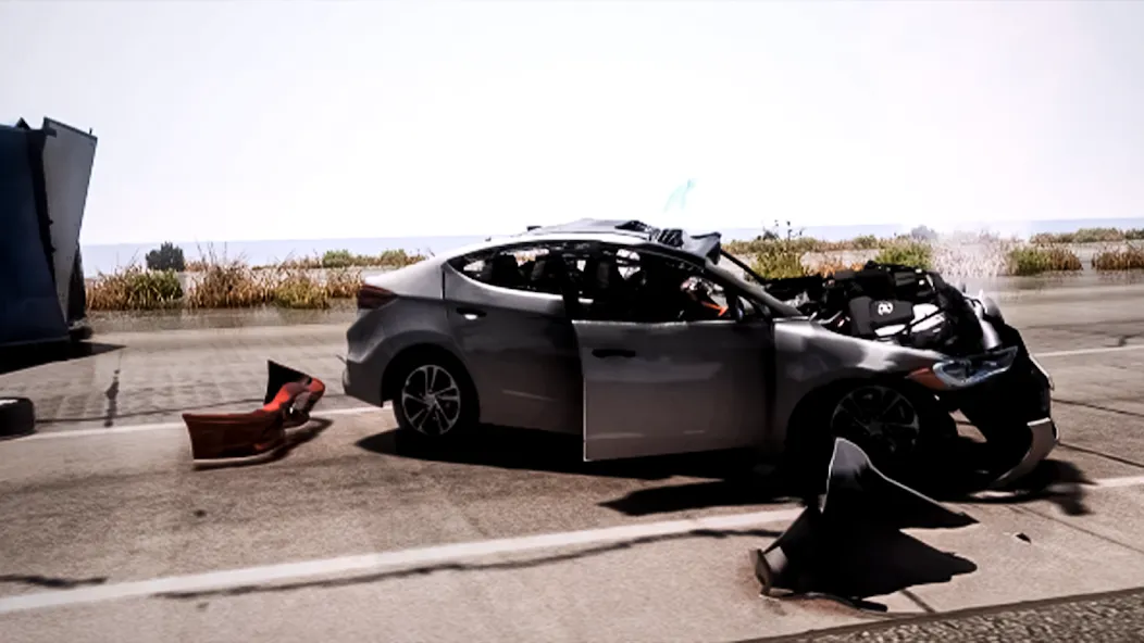 Car Crash Car Test Simulator (Мод: Безлимитные деньги и все машины открыты) — скачать на Андроид — скриншот 3 Car Crash Car Test Simulator (Мод: Безлимитные деньги и все машины открыты) — скачать на Андроид — скриншот 3