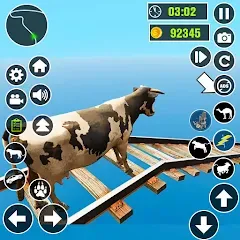 Epic Cow Ramp Rush Run Game бесплатно на Андроид — мод: Безлимитные монеты и ускоренный бег