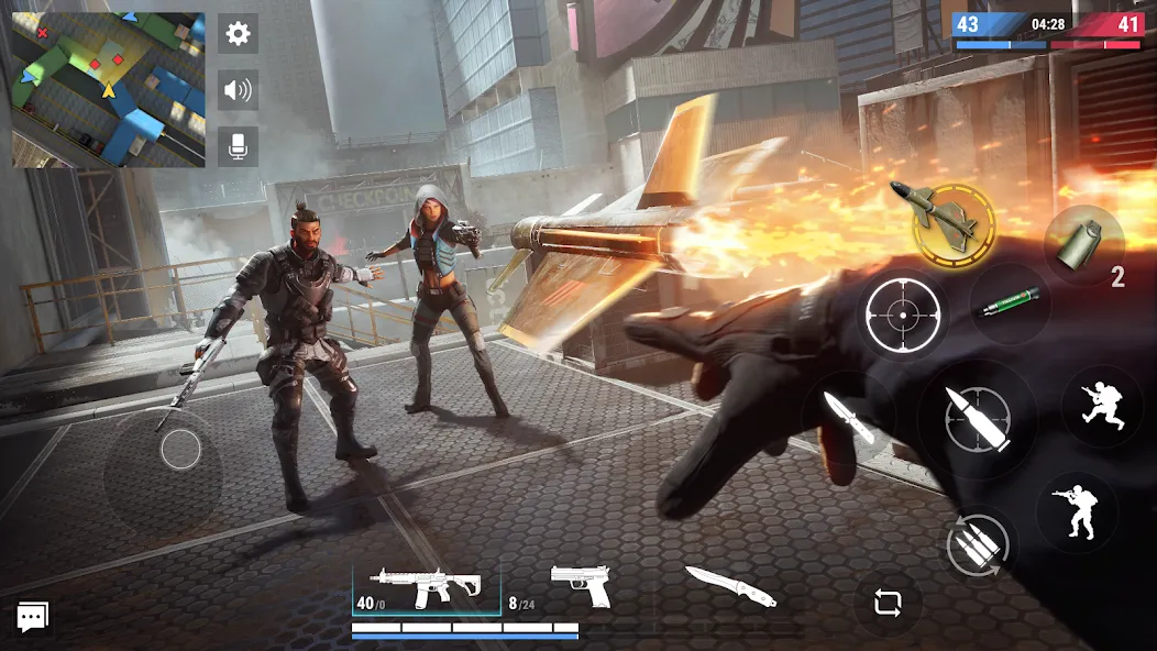 Modern Strike Online: PvP FPS MOD APK скачать на Андроид — Много денег и патронов — скриншот 3