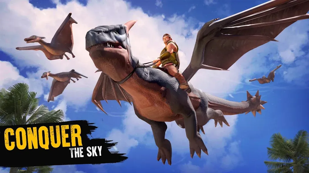 Скачать Jurassic Survival Island Mod APK — Безлимитные ресурсы и здоровье — скриншот 2