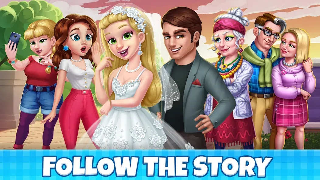 Manor Cafe - Match 3 Puzzle взлом APK — Безлимитные монеты и жизни — скриншот 4 Manor Cafe - Match 3 Puzzle взлом APK — Безлимитные монеты и жизни — скриншот 4