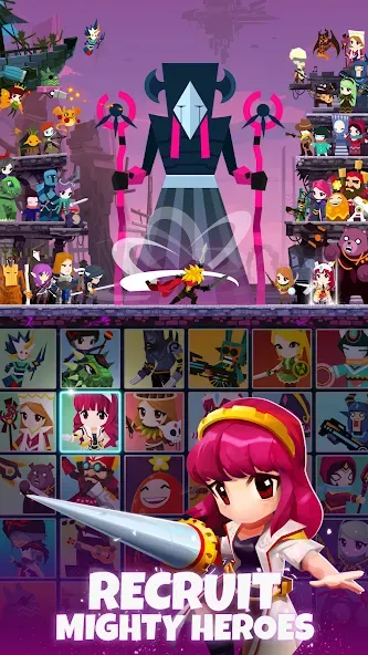 Tap Titans 2: Clicker Idle RPG на телефон — скачать мод: Безлимитные деньги и усиленный урон — скриншот 5 Tap Titans 2: Clicker Idle RPG на телефон — скачать мод: Безлимитные деньги и усиленный урон — скриншот 5