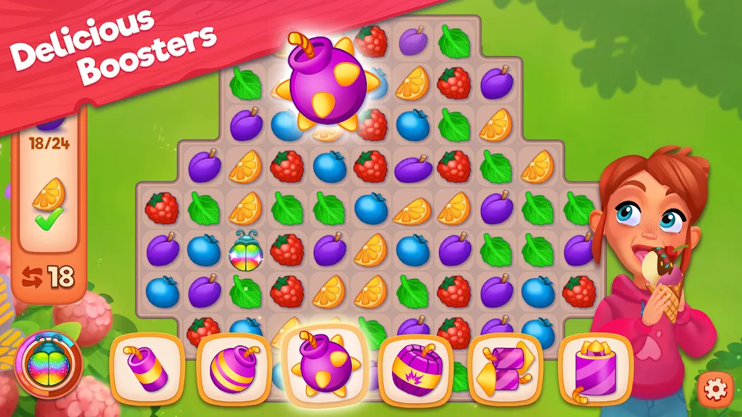 Delicious B&B: Decor & Match 3 взлом APK — Безлимитные деньги и жизни — скриншот 4 Delicious B&B: Decor & Match 3 взлом APK — Безлимитные деньги и жизни — скриншот 4