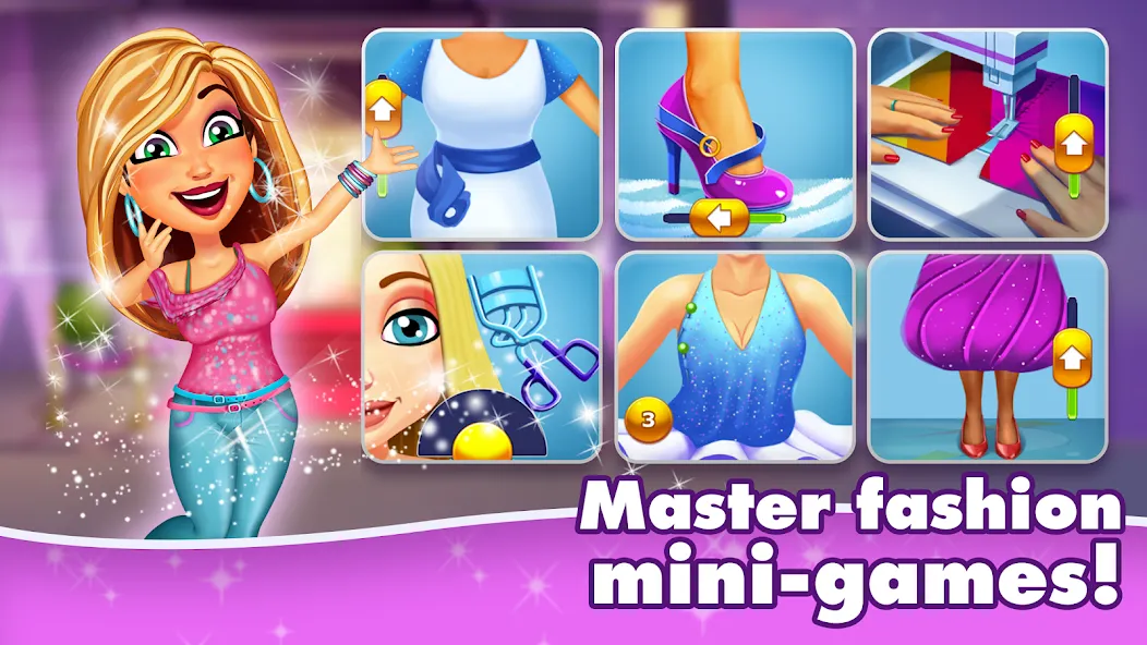 Fabulous 5: Fashion & Dress-up — скачать мод: Безлимитные деньги и все наряды — скриншот 1 Fabulous 5: Fashion & Dress-up — скачать мод: Безлимитные деньги и все наряды — скриншот 1