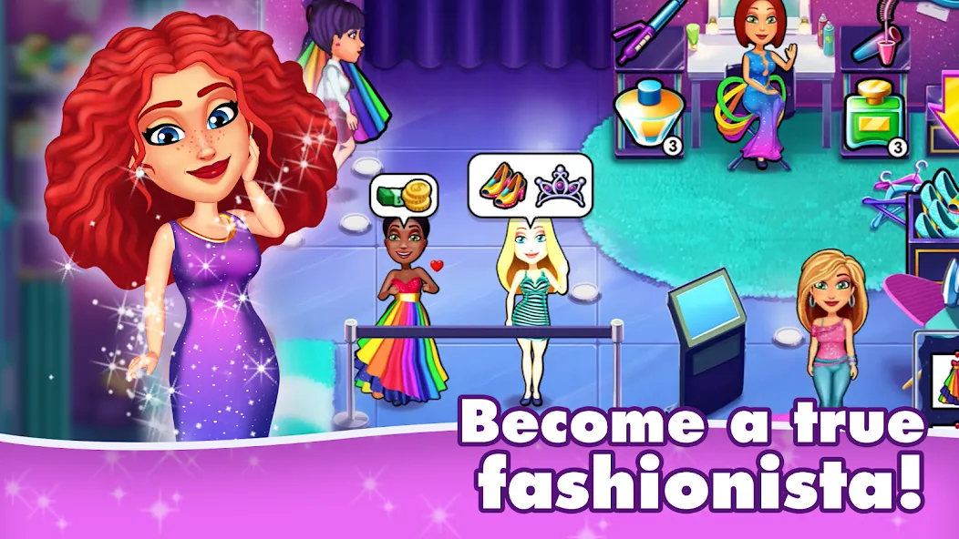 Fabulous 5: Fashion & Dress-up — скачать мод: Безлимитные деньги и все наряды — скриншот 3 Fabulous 5: Fashion & Dress-up — скачать мод: Безлимитные деньги и все наряды — скриншот 3