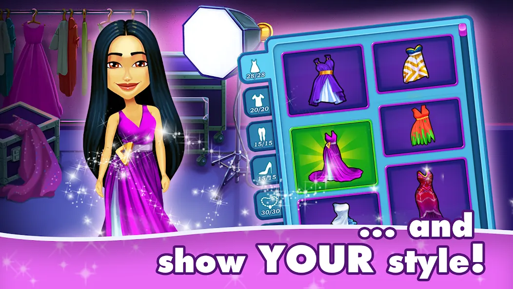 Fabulous 5: Fashion & Dress-up — скачать мод: Безлимитные деньги и все наряды — скриншот 4 Fabulous 5: Fashion & Dress-up — скачать мод: Безлимитные деньги и все наряды — скриншот 4