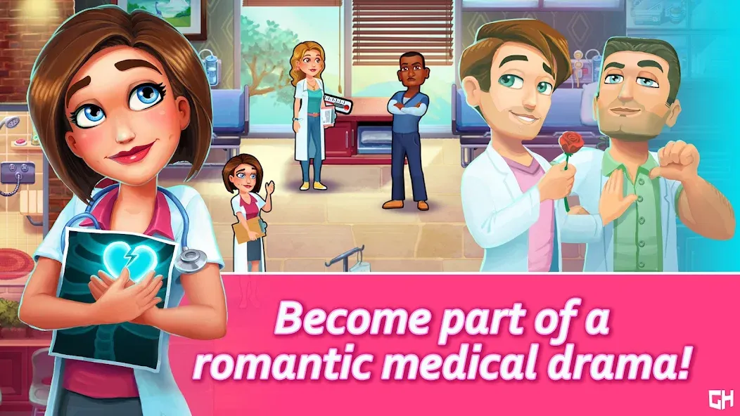 Heart's Medicine: Time to Heal взлом на Андроид — Безлимитные монеты и все уровни открыты — скриншот 1