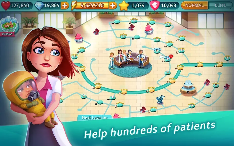 Скачать Heart's Medicine - Doctor Game мод — Безлимитные деньги и энергия — скриншот 4