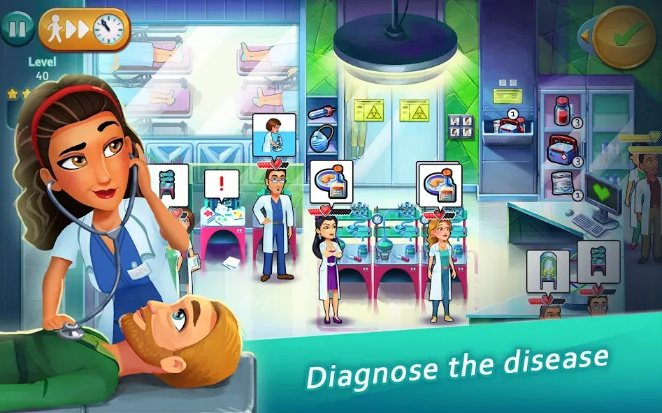 Скачать Heart's Medicine - Doctor Game мод — Безлимитные деньги и энергия — скриншот 5