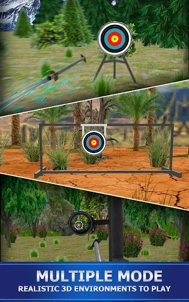 Archery Shoot MOD APK скачать на Андроид — Безлимитные стрелы и точные выстрелы — скриншот 1