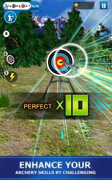 Archery Shoot MOD APK скачать на Андроид — Безлимитные стрелы и точные выстрелы — скриншот 2