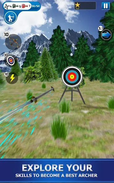 Archery Shoot MOD APK скачать на Андроид — Безлимитные стрелы и точные выстрелы — скриншот 5