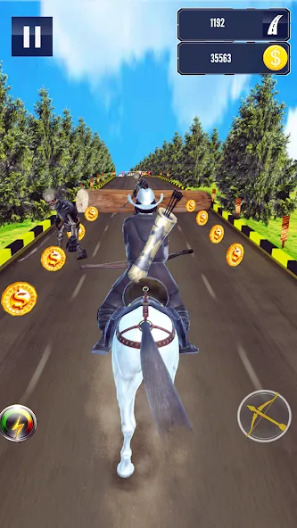 Cowboy Horse Run — Безлимитные деньги и энергия, скачать мод APK — скриншот 1