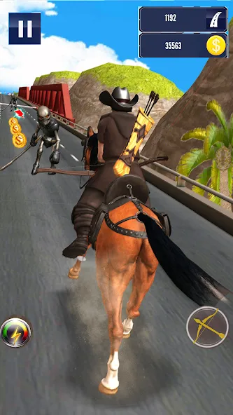 Cowboy Horse Run — Безлимитные деньги и энергия, скачать мод APK — скриншот 4