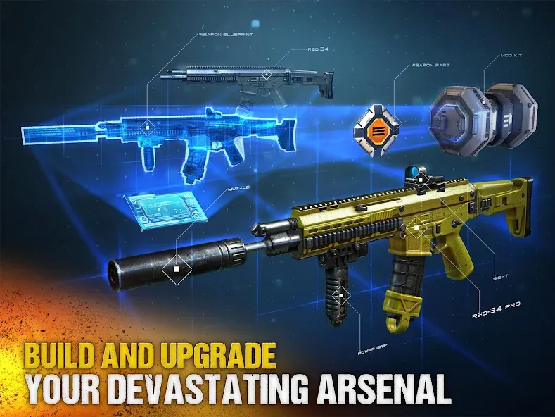 Modern Combat 5: mobile FPS бесплатно на Андроид — мод: Безлимитные патроны и оружие — скриншот 4 Modern Combat 5: mobile FPS бесплатно на Андроид — мод: Безлимитные патроны и оружие — скриншот 4