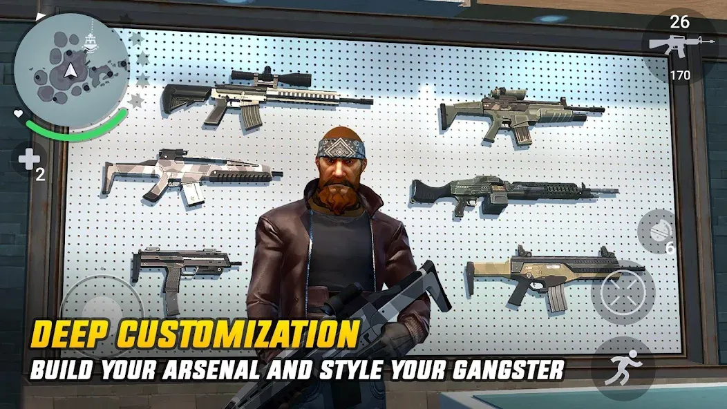 Gangstar New Orleans — взломанная версия, Безлимитные деньги и патроны — скриншот 1 Gangstar New Orleans — взломанная версия, Безлимитные деньги и патроны — скриншот 1