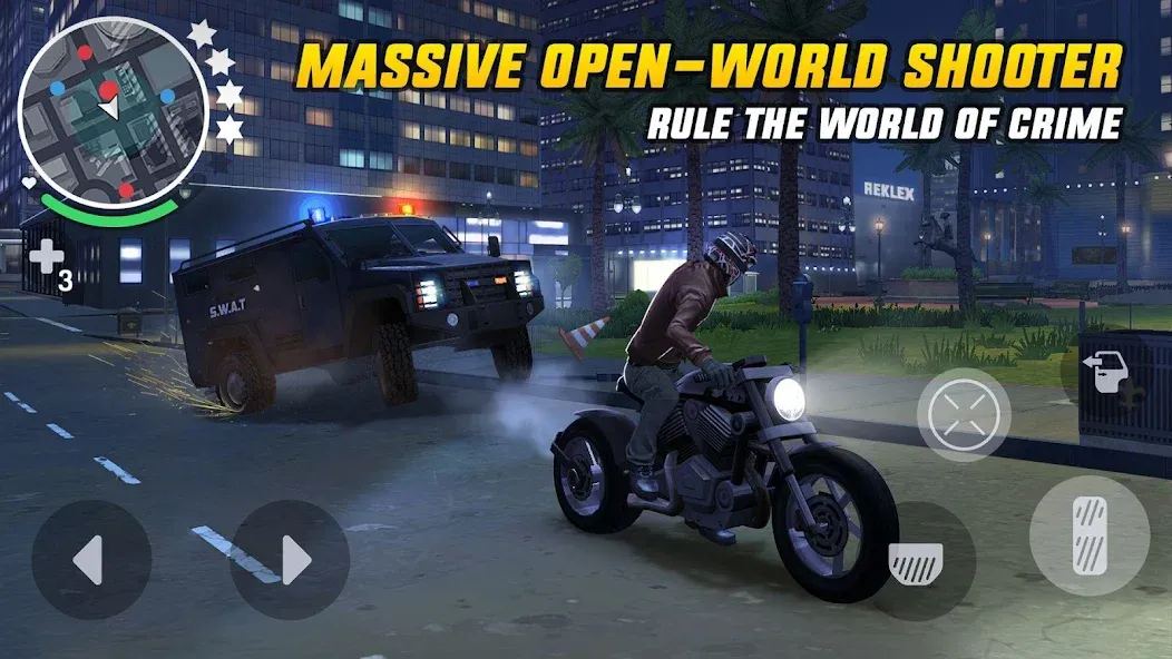 Gangstar New Orleans — взломанная версия, Безлимитные деньги и патроны — скриншот 2 Gangstar New Orleans — взломанная версия, Безлимитные деньги и патроны — скриншот 2